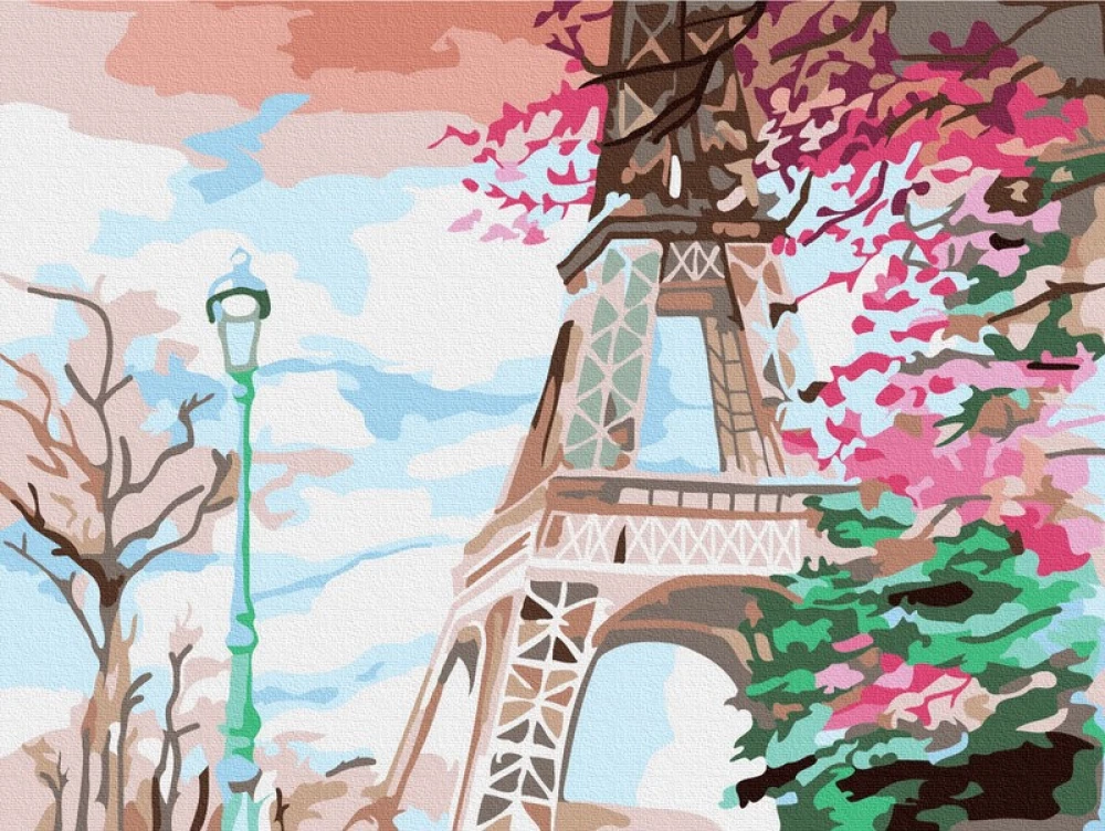 Paint by Numbers - Eiffel Tower