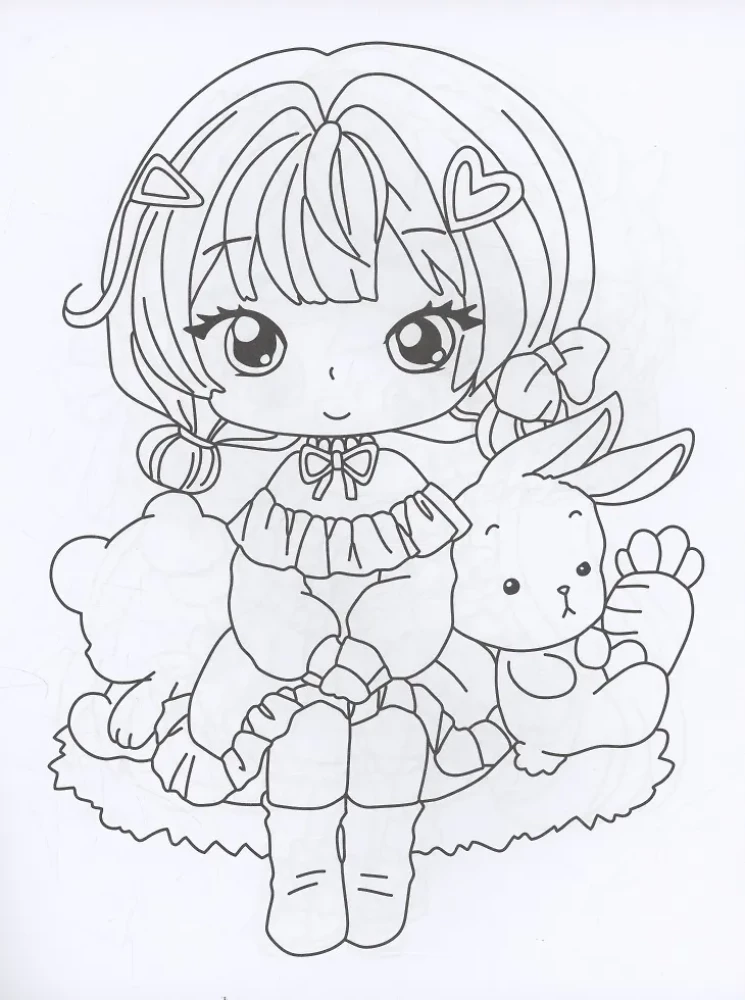 Anime Coloring Pages. Sorceresses