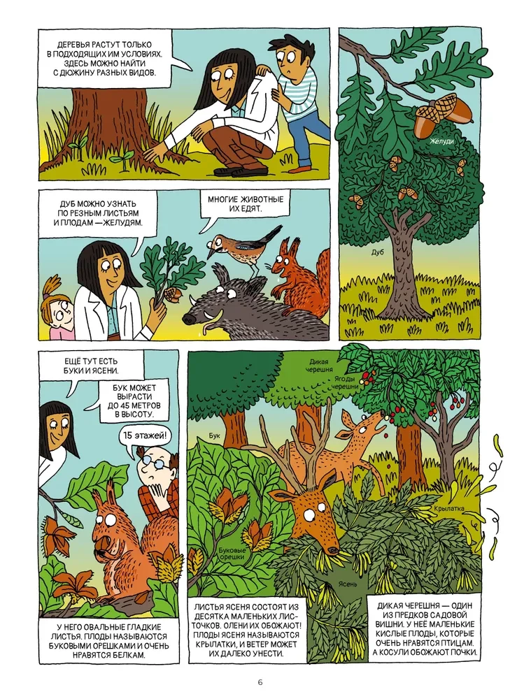 Las i jego mieszkańcy w komiksach
