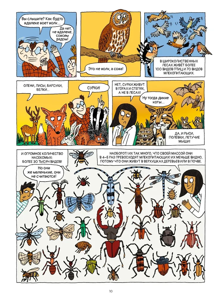 Las i jego mieszkańcy w komiksach
