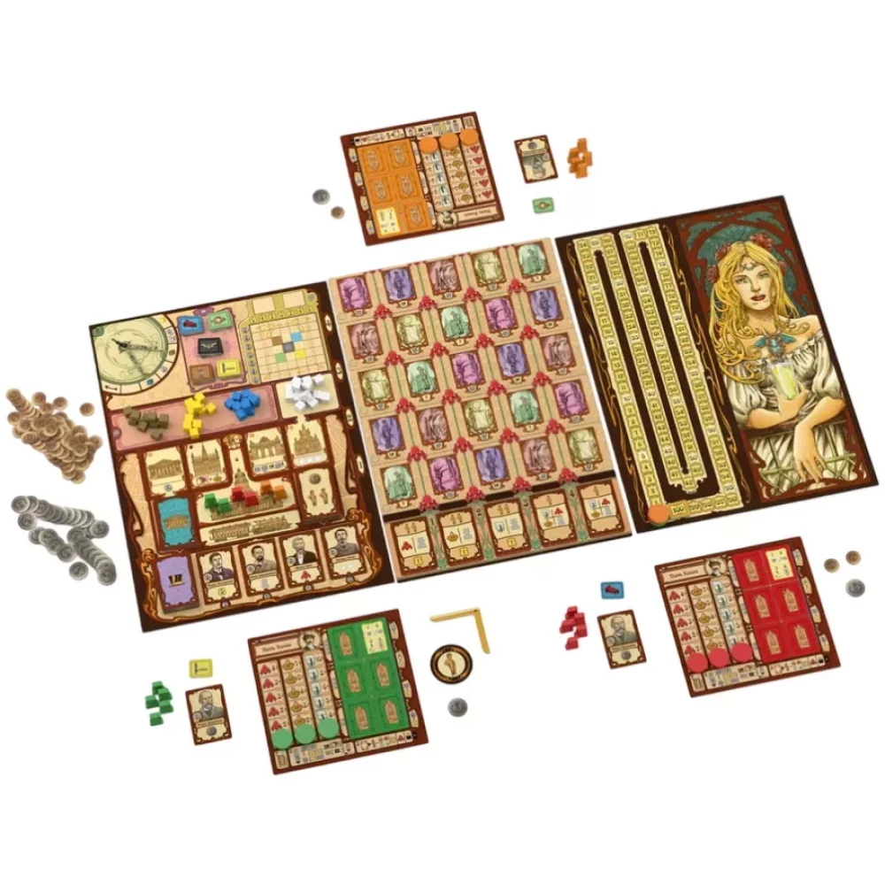 Board Game - Brussels 1893. The Beautiful Era