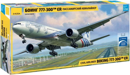 Сборная модель - Пассажирский авиалайнер Боинг 777-300 ER