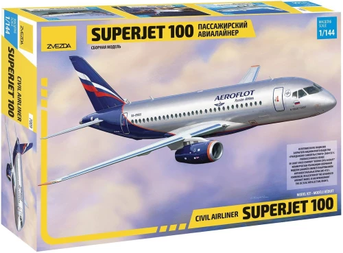 Сборная модель - Региональный пассажирский авиалайнер Superjet 100