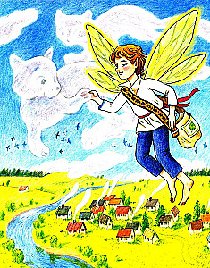 Cornflower, Birch Fairy