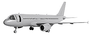 Сборная модель - Гражданский авиалайнер Аэробус А-320