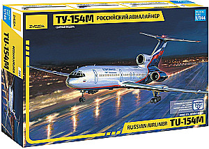 Assembled model - Russian airliner TU-154M