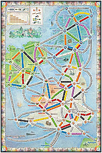 Gra planszowa - Ticket to Ride. Wielka Brytania. Pensylwania (dodatek)