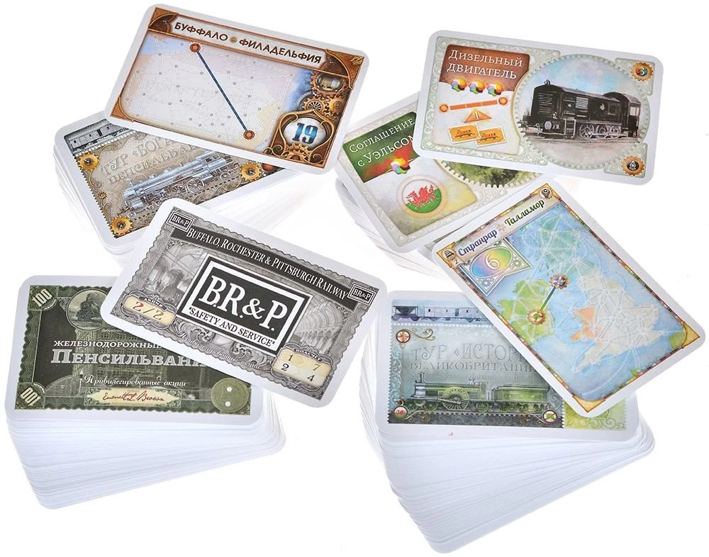 Настольная игра - Ticket to Ride. Великобритания. Пенсильвания (дополнение)