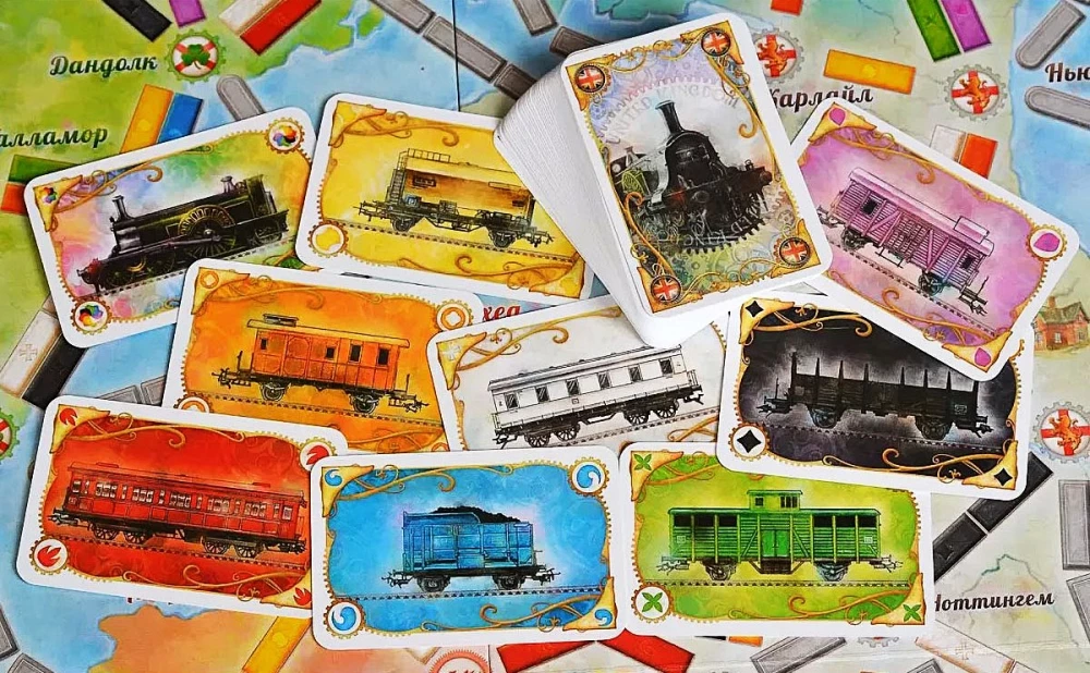 Gra planszowa - Ticket to Ride. Wielka Brytania. Pensylwania (dodatek)