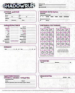 Gra planszowa - Shadowrun. Szósty świat. Zestaw startowy