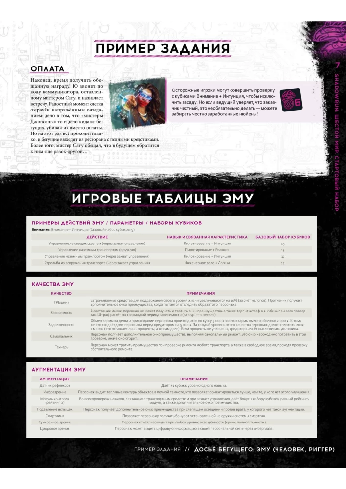 Gra planszowa - Shadowrun. Szósty świat. Zestaw startowy