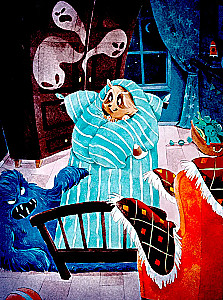 The Raccoon Fights Fear