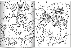 Magical Unicorns. Coloring Books for Children