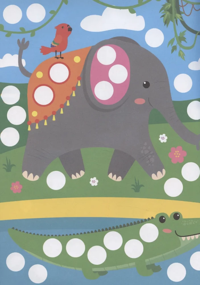 Coloring Book for Large Markers. For the Littlest Ones