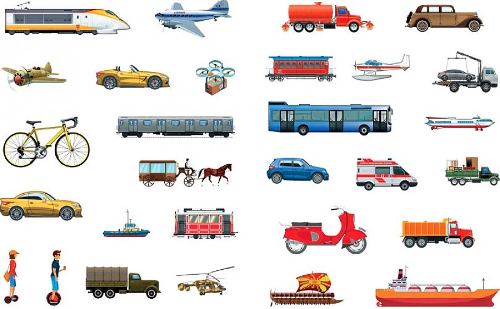 Transport. On land, on water, in the sky. My first encyclopedia with stickers