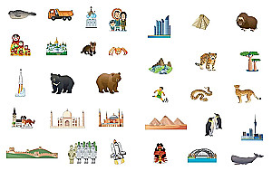 Atlas of the World. My First Encyclopedia with Stickers
