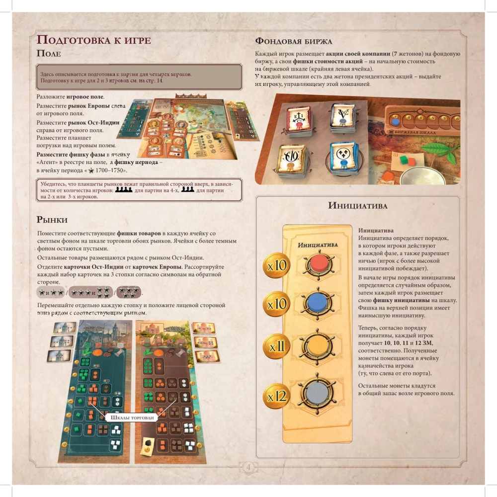 Настольная игра - Ост-Индская компания