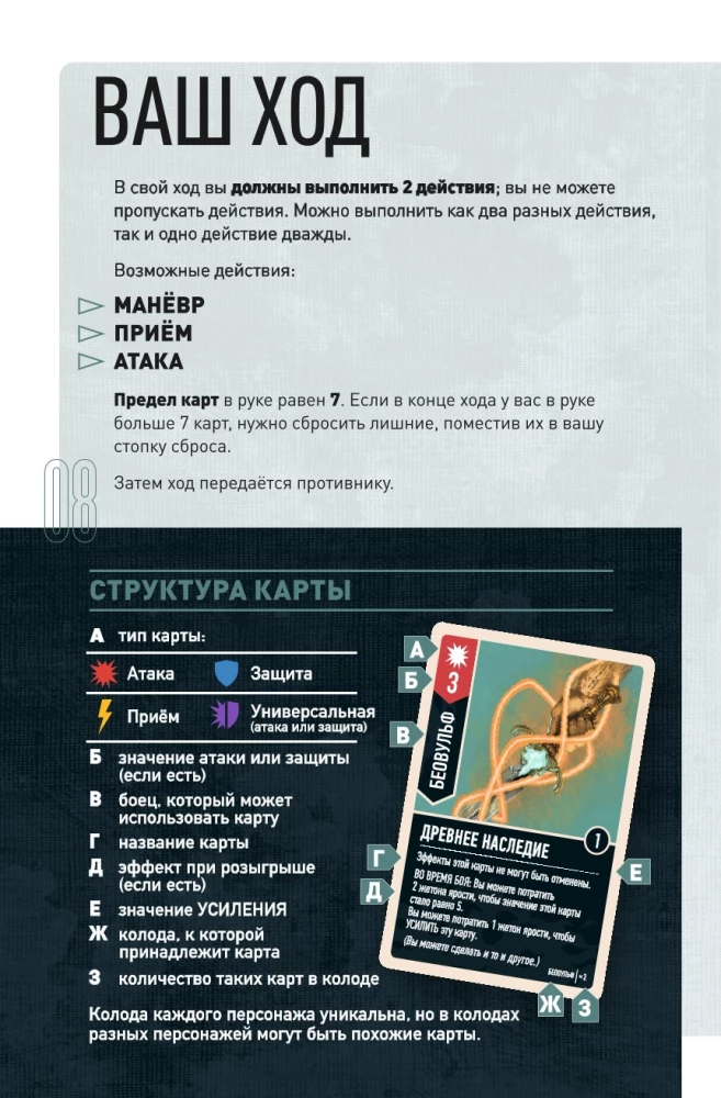 Настольная игра - Красная Шапочка vs Беовульф