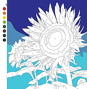 Color Symphony. Color with Stickers, by Numbers, by Pixels, Connect the Dots
