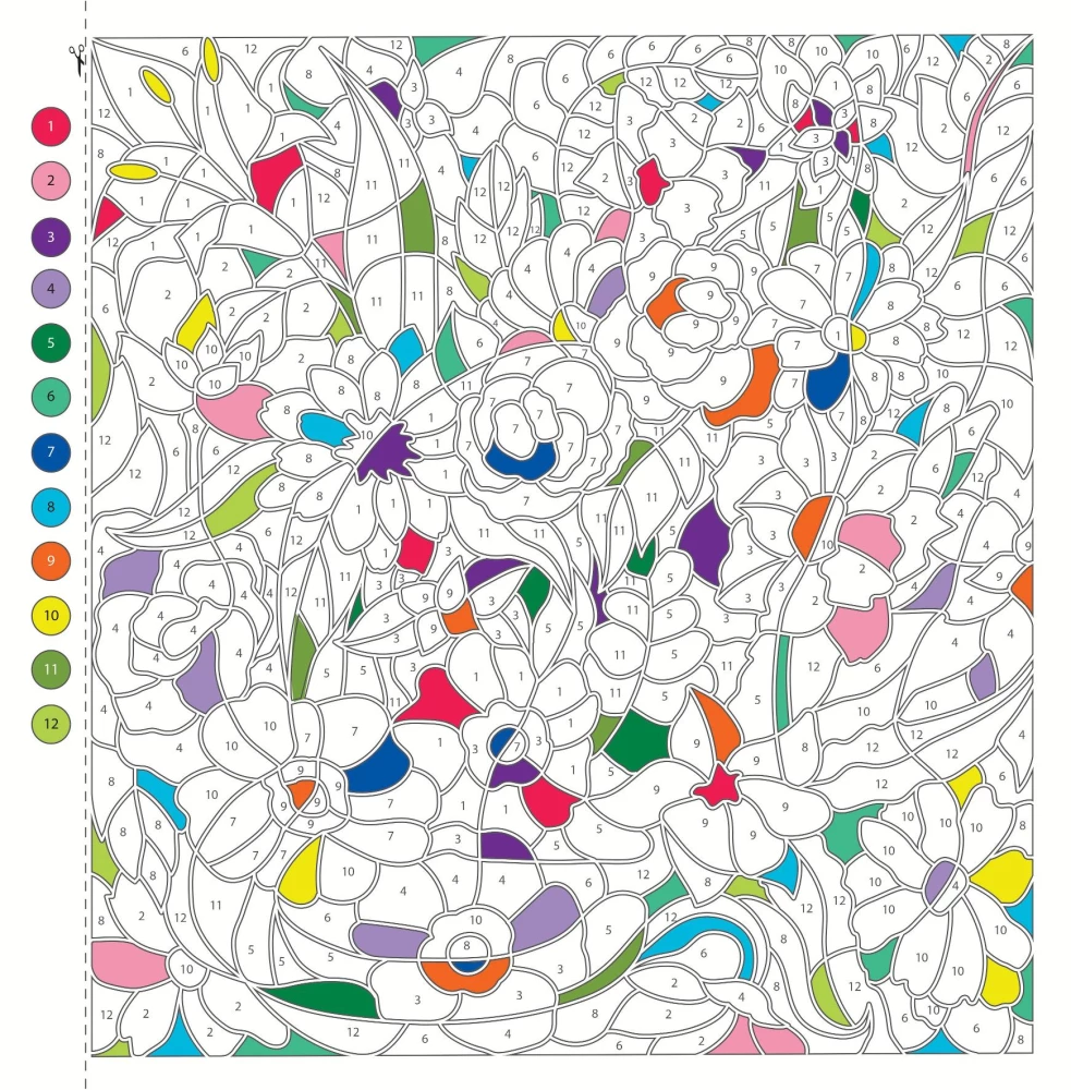 Color Symphony. Color with Stickers, by Numbers, by Pixels, Connect the Dots