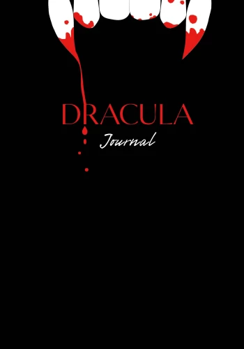 Блокнот А5 в точку. Dracula Journal