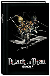 Блокнот А5 в точку. Attack on Titan. Эрен, Армин и Микаса