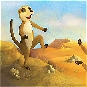 Meerkat Millie is on guard