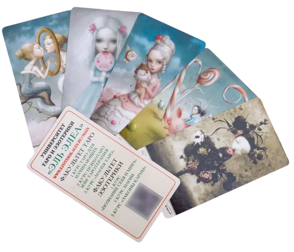 Nicolette Checcoli Tarot - 78 cards (without frame)