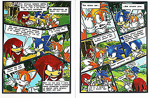Comics. Adventures on the Island