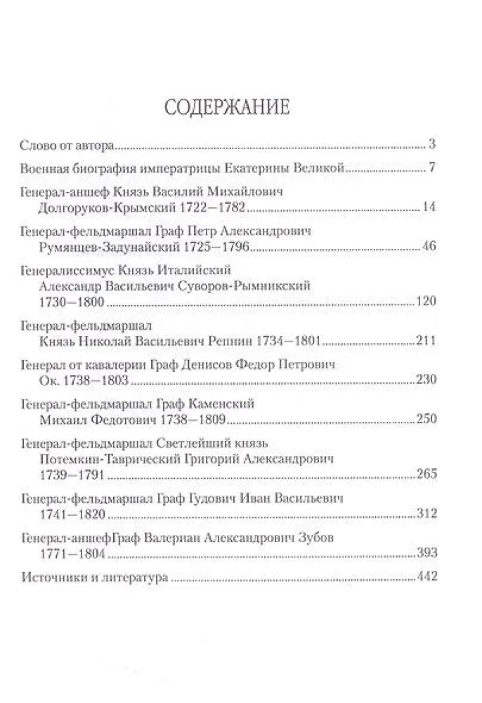 Dowódcy epoki Katarzyny Wielkiej