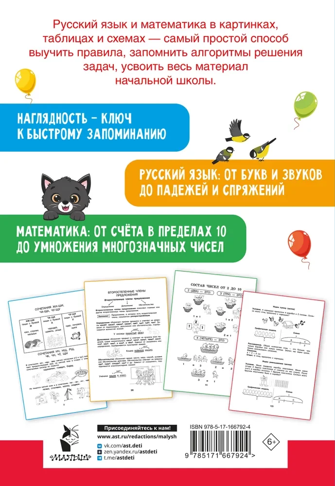 Wszystkie zasady w obrazkach. Język rosyjski i matematyka