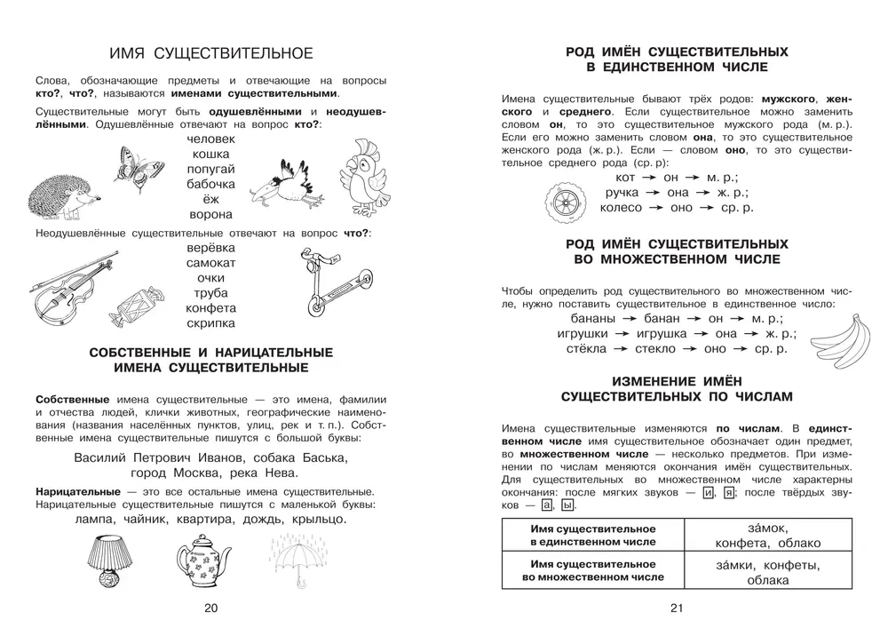 Wszystkie zasady w obrazkach. Język rosyjski i matematyka