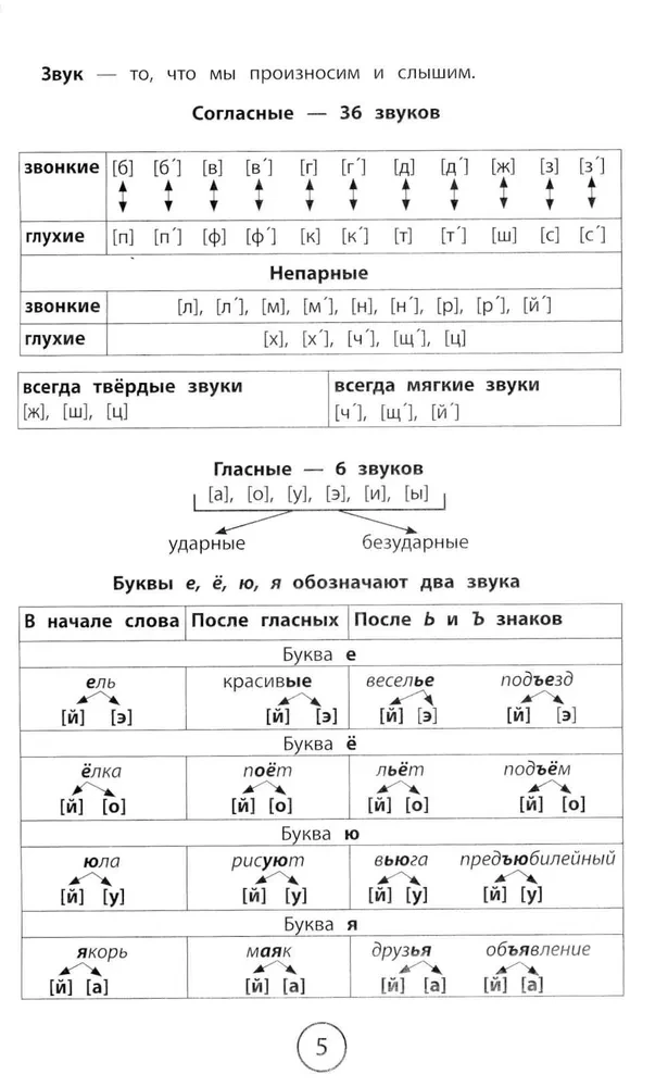 Alle Regeln für die Grundschule in Tabellen und Diagrammen: Russisch, Englisch, Mathematik, Umweltkunde