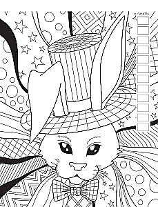 Coloring Book Journey to Wonderland