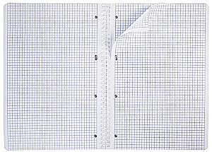 Notatnik - Podkreślenie, 80 stron, A4, kratka, w asortymencie