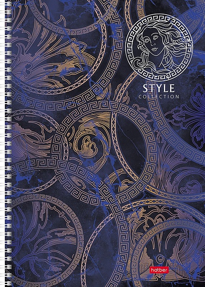 Burtnīca - No Kutyur, 96 lapas, A4, rūtiņa, dažādībā