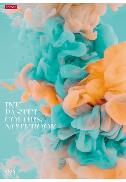 Тетрадь - Нежный флёр, А4, 80 листов, линия, в ассортименте