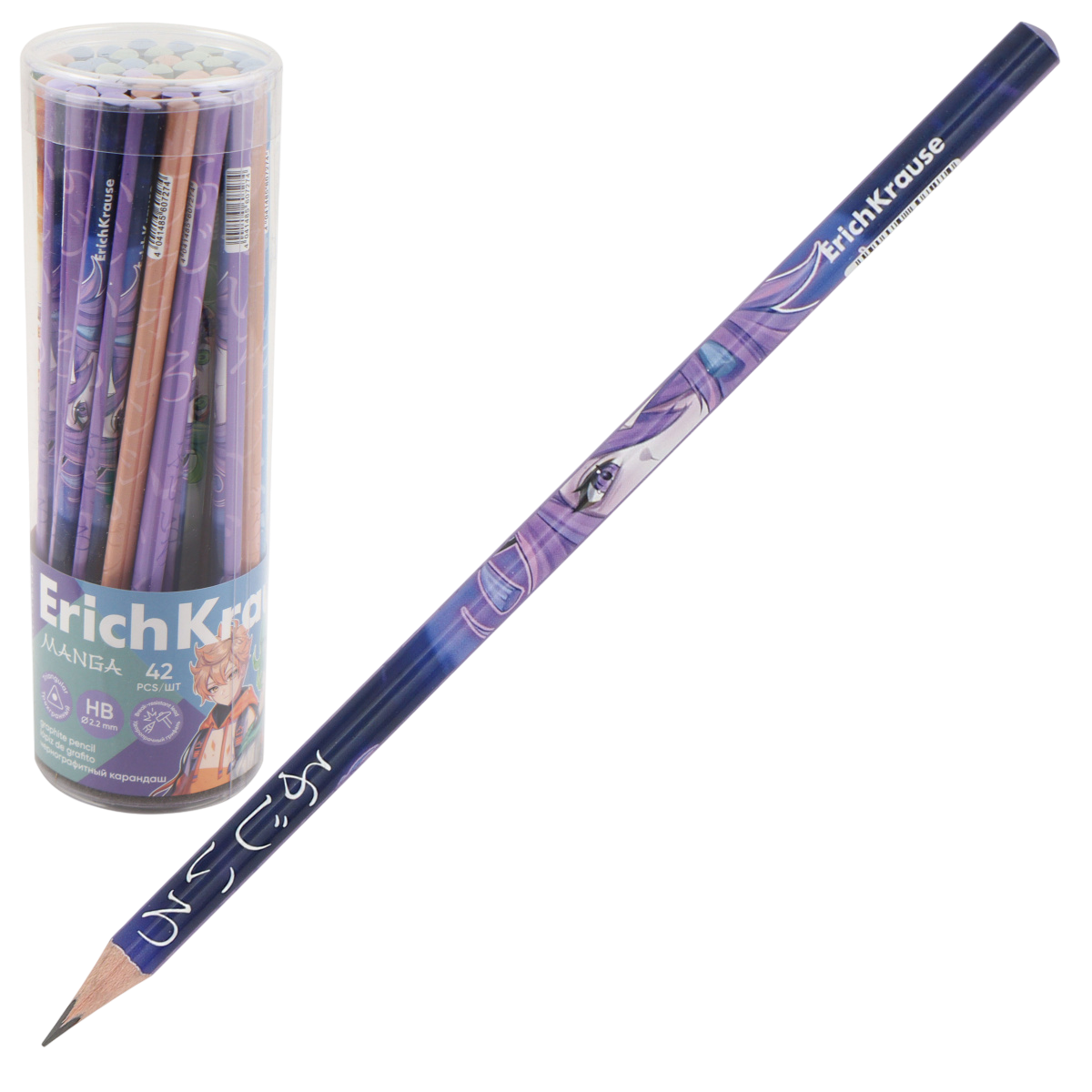 Melnbalta grafīta zīme, HB - Manga