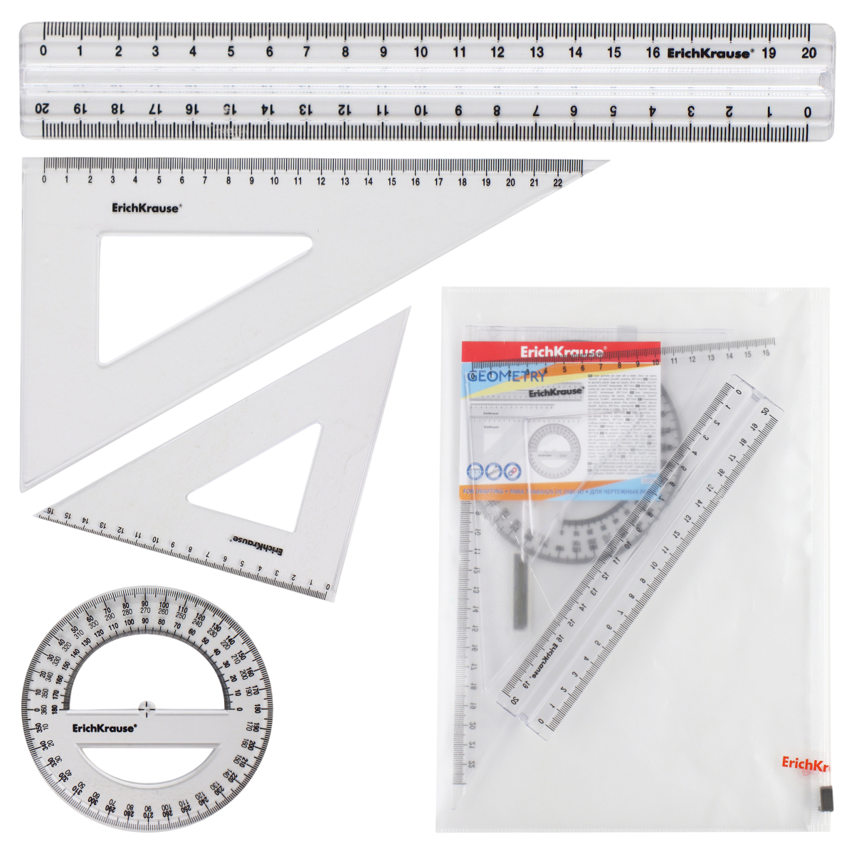 Geomeetriline komplekt (4 osa)