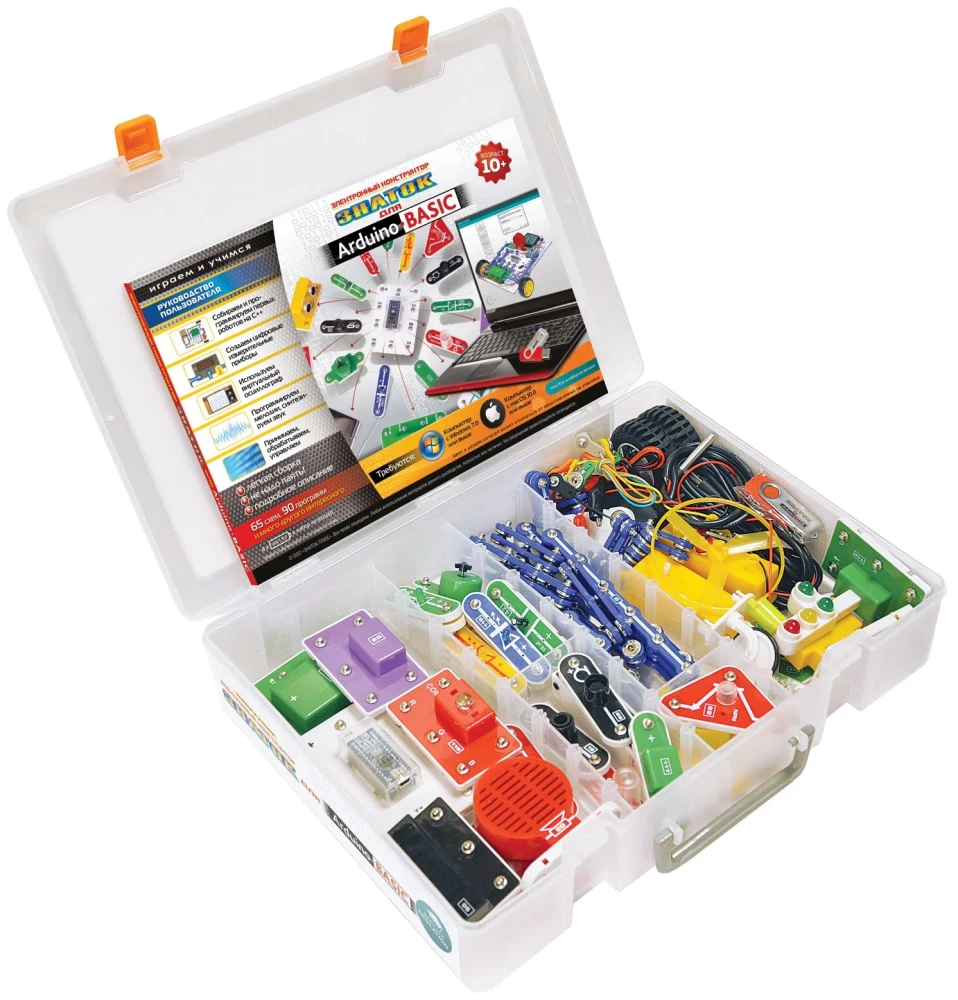 Electronic Constructor - ZNATOCK. Arduino BASIC (Education version in a plastic case)