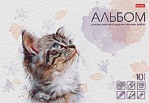 Album do rysowania i prac artystycznych - Ciekawski nosek, A4, 10 arkuszy