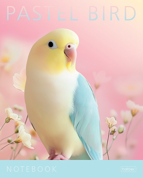 Notatnik - Pastelowe Zwierzęta, A5, 96 stron, kratka, w asortymencie