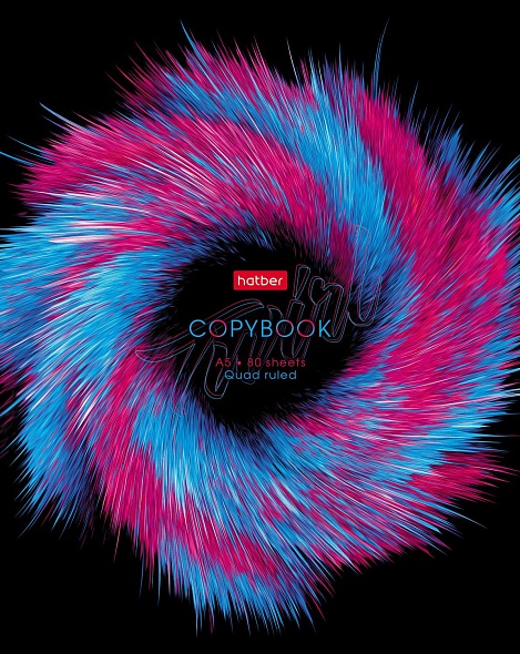 Notatnik - Zawroty głowy, A5, 80 kartek, kratka, w asortymencie