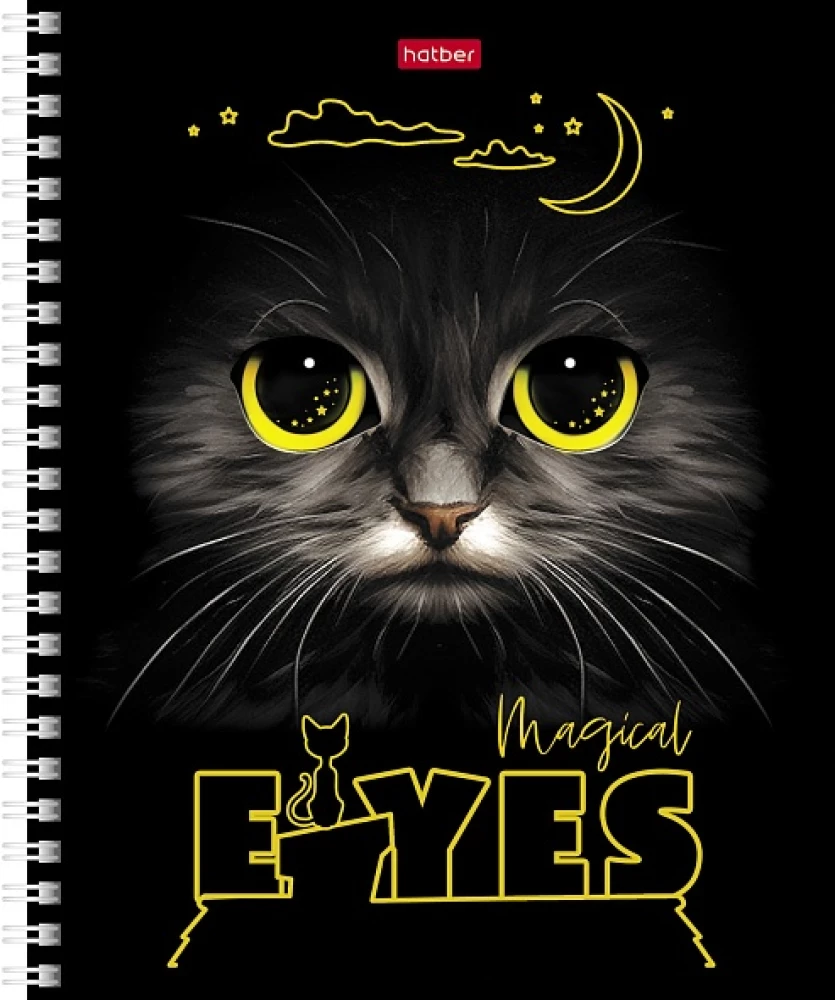 Notes - Magic Eyes, A5, 48 stron, kratka, w asortymencie