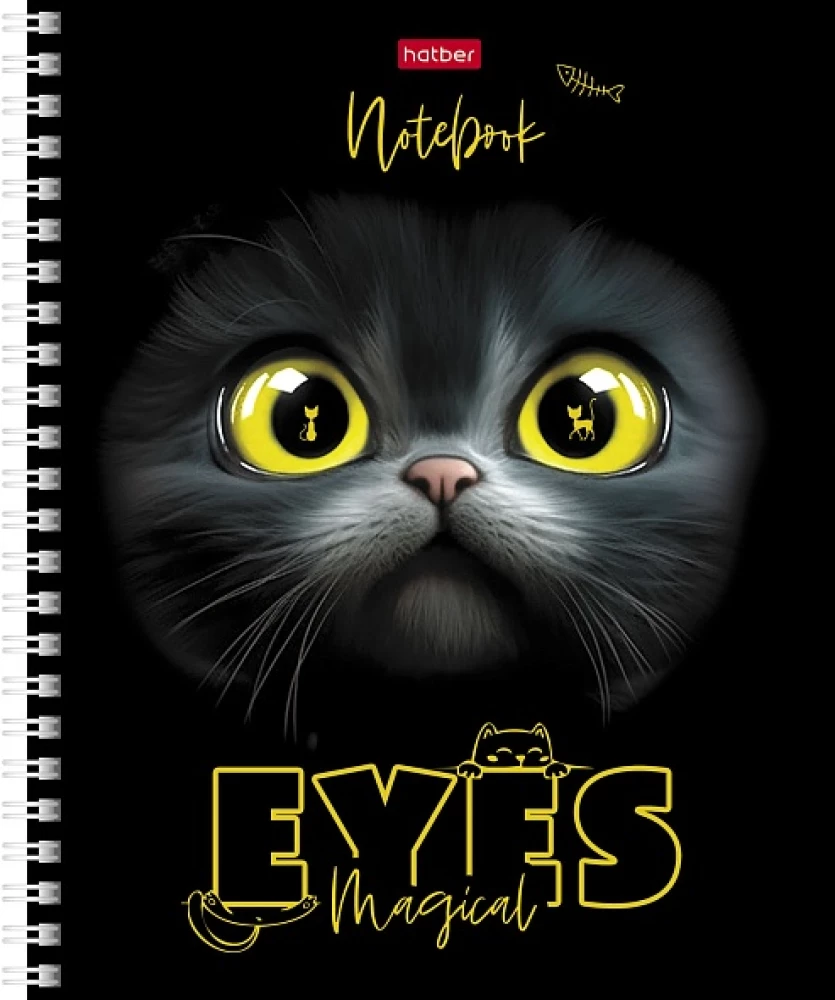Notes - Magic Eyes, A5, 48 stron, kratka, w asortymencie