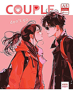 Notebook - Alpha Couple, A5, 48 sheets, grid, assorted
