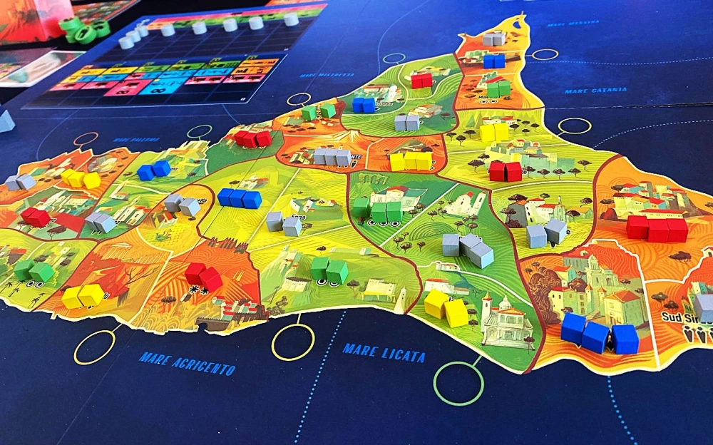 Gra planszowa - La Famiglia. Wielka wojna mafijna