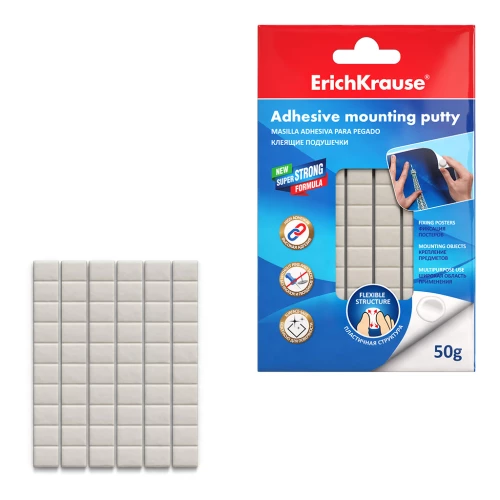 Adhesive pads, white, 50g