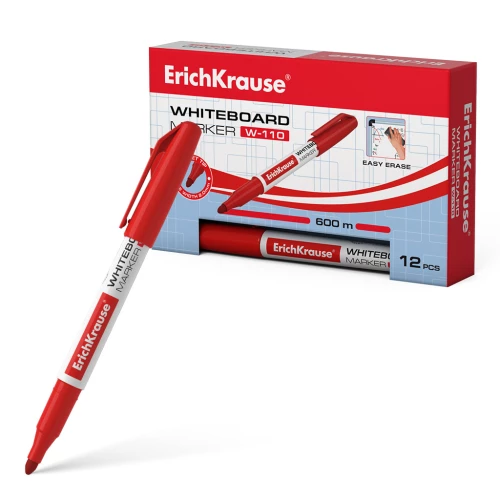 ErichKrause W-110 Marker for Boards, Red