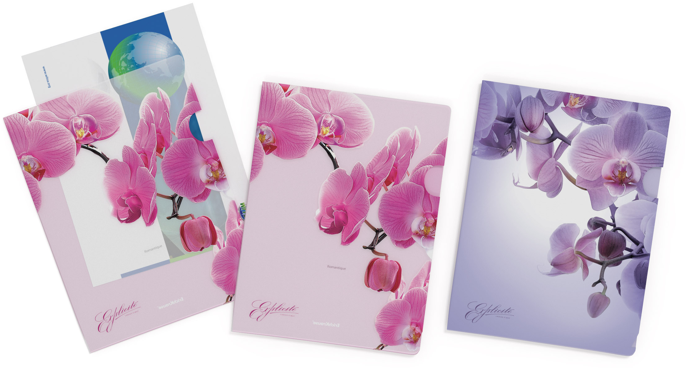 Kleita-stūrītis - Romantique, A4, dažādībā